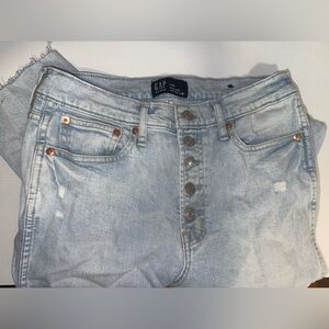 GAP Light Wash High-Rise Vintage Slim Denim Jeans
